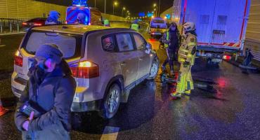 Kolizja trzech pojazdów na trasie do Warszawy 